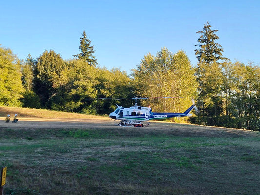 Fire near Cedar Ridge Estates Mount Vernon WA Sep 5, 2022