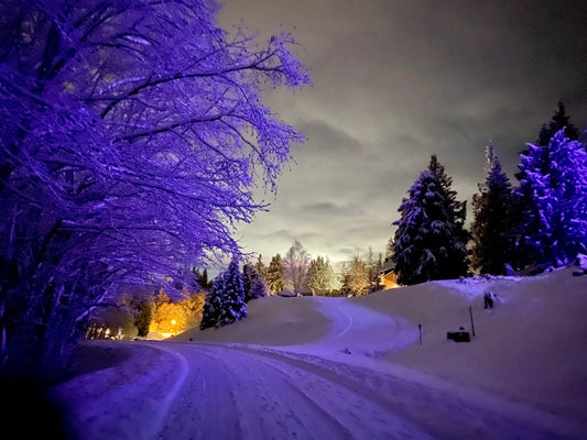 Snow in Cedar Ridge Estates